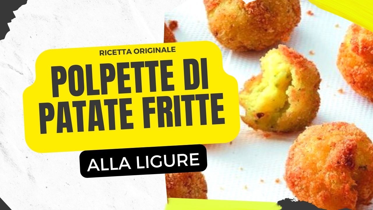 polpette di patate fritte alla ligure ricetta originale