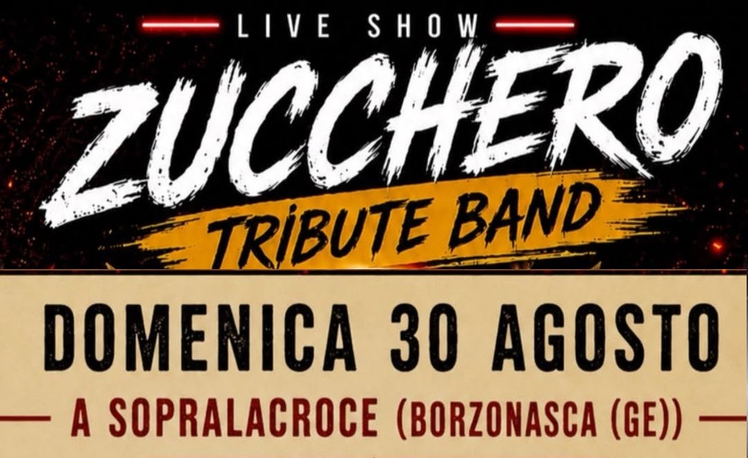 Concerto Tribute Band di ZUCCHERO a SOPRALACROCE – Domenica 30 agosto