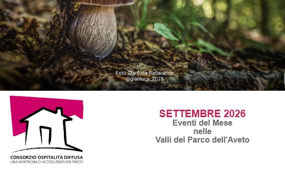 Parco dell’Aveto – SETTEMBRE 2026, Eventi del Mese nelle Valli